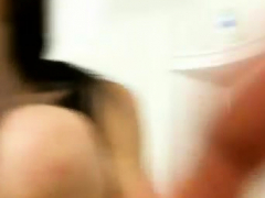 Enthousiasteling, Aziatisch, Harig, Japaans, Masturbatie, Alleen, Tieten likken