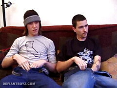 Daniel is back, and he's with Marshall, who enjoys sucking off straight boys. When Daniel pulls out his semi hard cock, Marshall checks it out.