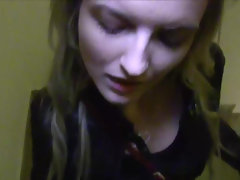 Amateur, Blonde, Sucer une bite, Tir de sperme, Queue, Hongroise, De plein air, Public