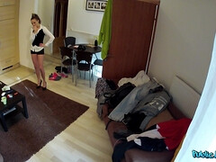 Leie, Tschechisch, Schmutzig, Europäisch, Selbstgemacht, Küche, Pov, Realität