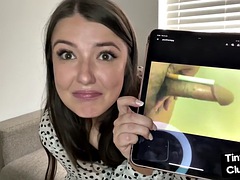 Amateur, Nana, Britannique, Brunette brune, Femme dominatrice, Talons, Lingerie, Solo