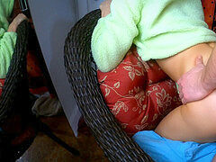 super-fucking-hot babe perfect body plows till he finishes off