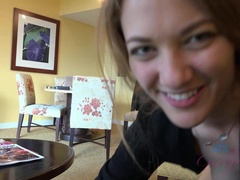 Leie, Arsch, Blondine, Blasen, Freundin, Piercing, Muschi, Rasiert