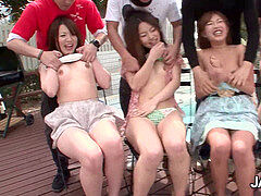 JAVHUB hard-core japanese intercourse with five sexy ladies