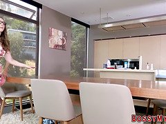 Chesty stepmother gets oral