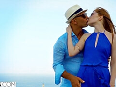 Enthousiasteling, Grote lul, Pijpbeurt, Hondjeshouding, Buiten, Klein, Mager, Tiener