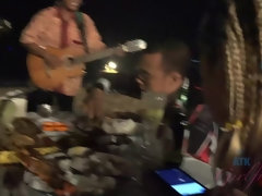 Plage, Béant, Petite amie, Culottes ou slips, Piscine, Pov, Dénudage, Tatouage