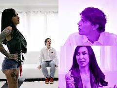 Blondine, Blasen, Braunhaarige, Betrug, Milf, Dusche, Spielzeuge, Ehefrau