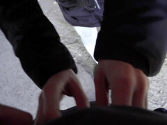 Enthousiasteling, Lieveling, Bruinharig, Hondjeshouding, Europees, Hd, Natuurlijke tieten, Tiener