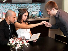 Culo, Rubia, Mamada, Cornudo, Estilo perrito, Cocina, Ruso, Adolescente