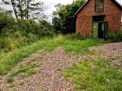 Busty German Babe Gets Spanked & Slapped in Public Workshop - BDSM Domination 4K