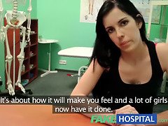 Watch as these real doctors give their patient an intense orgasm while they're in the middle of their medical exam