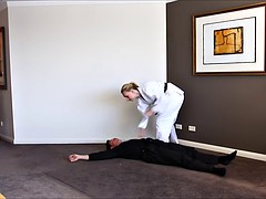 Kicking His Ass Using Karate