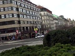 Czech teen gets a hard fuck in hidden cam POV