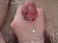 Ruined orgasm...my new handjob in the bath