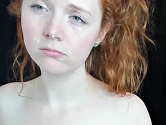 Haylee the hottest redhead to ever get her tits milked on cam omg!