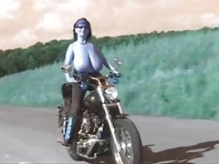 Big boob Sleazy Rider