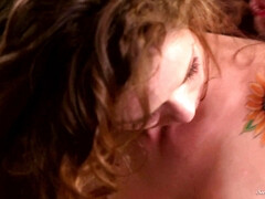 アメリカ人, 黒人, フェラチオ, ハードコア, オマンコ, ラフ, 生徒, タトゥー