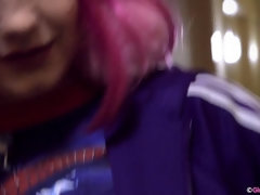 ブロンド, 毛深い, スカート, 三人