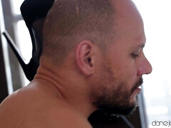 Lieveling, Blond, Sperma, Sperma shot, Hondjeshouding, Europees, Kut duiken, Tatoeage