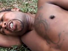 cum sharing gay hard sex outdoors