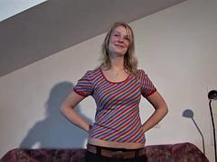 Leie, Blondine, Dildo, Hardcore, Masturbation, Reif, Solo, Titten