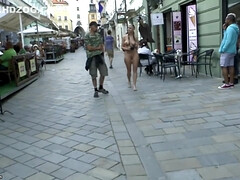 美人, デカパイ, ブロンド, 古典, Hd, アウトドア, 公共, オッパイの