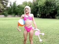 18 jahre, Blondine, Blasen, Spermaladung, Behaart, Hardcore, Muschi, Titten