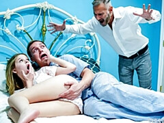 Awesome foursome with babes Coco Lovelock and Theodora Day