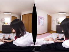 Japanese Student Immersion in Sensual Virtual POV Fantasy