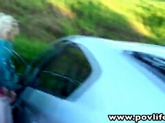 Blond, Flashing, Hardcore, Hd, Gezichtspunt, Geschoren, Zoon, Tieten likken