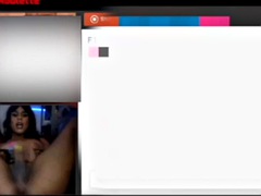 Enthousiasteling, Grote lul, Bruinharig, Handbeurt, Latijnse vrouw, Masturbatie, Shemale, Webcamera