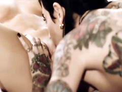 Belleza, Polla, Hd, Lesbiana, Pezones, Orgasmo, Tatuaje, Tetas