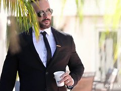 デカチン, 黒人, フェラチオ, 黒人, 異人種間, 自然山雀, アウトドア, プール