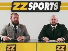 Johnny Sins fucks busty stunner in the locker room
