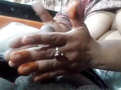 Asiatisch, Grosser arsch, Bisexuell, Bekleidet, Paar, Frau, Hausfrau, Masturbation