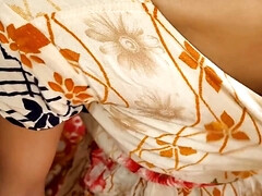 お尻, フェラチオ, イく瞬間, インド人, 小柄, ガリガリ, ティーン, オッパイの