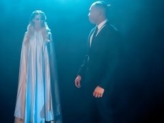 デカパイ, 黒人, フェラチオ, バック, 異人種間, キス, 淫乱熟女, オッパイの