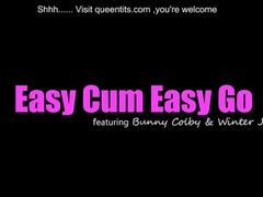 Большие сиськи, Блондинки, Минет, Брюнетки, Семяизвержение, Молоденькие, Втроем