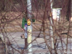 Brunette brune, Habillées, Lunettes, De plein air, Actrice du porno, Public, Chatte, Solo