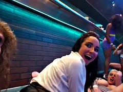 美女, 美人, エロティック, ハードコア, レズビアン, オージー, パーティ, 公共