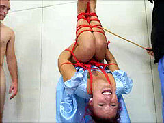 Anal, Cul à la bouche, Bondage domination sadisme masochisme, Bondage, Extrême, Bâillonner, Maigrichonne, Fessée