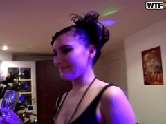 Badkamer, Bruinharig, Stel, Zoenen, Lesbisch, Mager, Kousen, Speelgoed