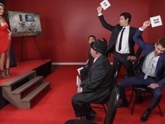 アナル, デカ尻, フェラチオ, ダブル開発, 手コキする, ハードコア, 3p男男女, 三人