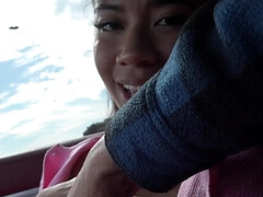 Asiático, Chica, Morena, Fetiche, Novia, Hd, Al aire libre, Pov