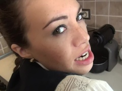 Habillées, Poupée, Français, Hd, Mature, Petite femme, Pov, Rugueux