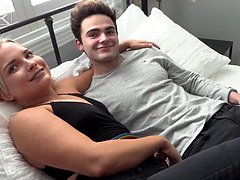 素人, デカ尻, ブロンド, フェラチオ, イマラチオ, 毛深い, Hd, スペイン人