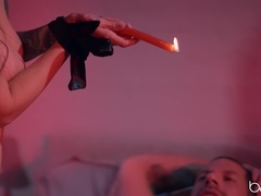 お尻, 美女, デカパイ, ボンデージ, チン, なめる, 自然山雀, おもちゃ