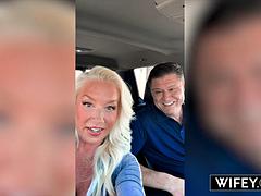 Grosser schwanz, Schwarz, Blondine, Blasen, Besamung, Schwarz, Interrassisch, Milf