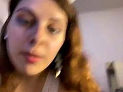 デカパイ, フェラチオ, ラティーナ, オナニー, 一人, オッパイの